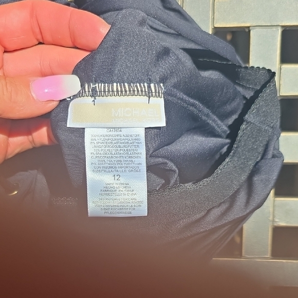 Michael Kors Black Swimsuit with Gold Accent - Picture 2 of 4